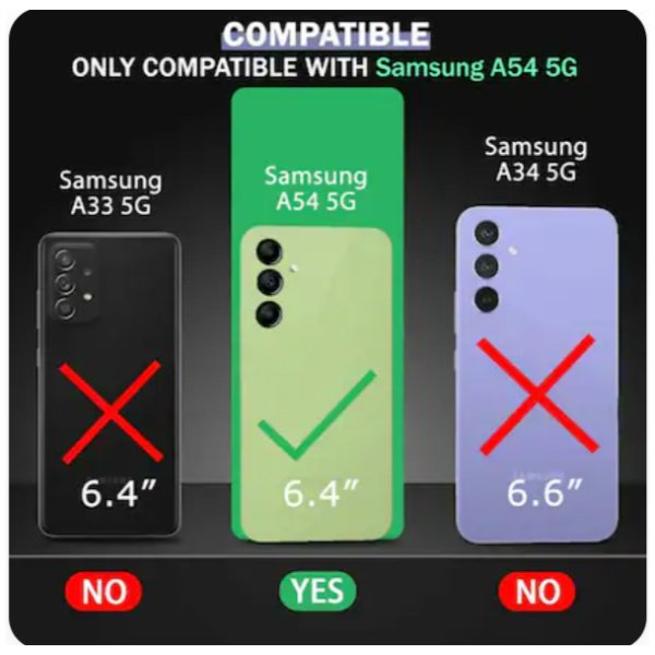 Silicon Transparent Mobile Cover for Samsung A54 5G